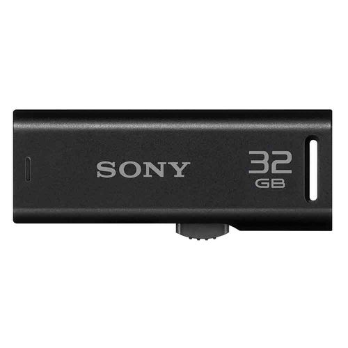 Pen Drive Retrátil Plug e Play 32Gb Preto Sony - USM32GR