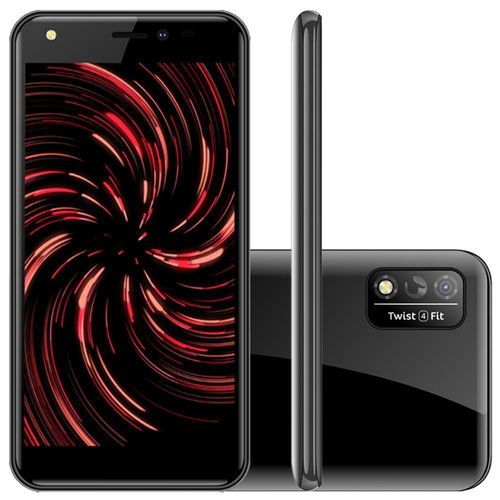 Smartphone Positivo Twist 4 Fit S509N 32GB Dual Chip Android 10   Preto