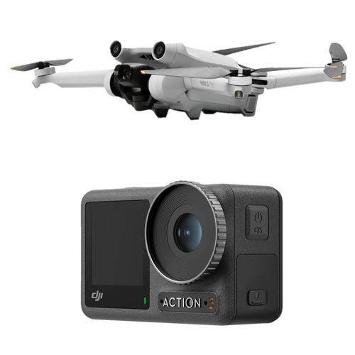 Combo Tech - DJI Mini 3 Pro Fly More e Câmera Osmo Action 3 Standard - DJI016K