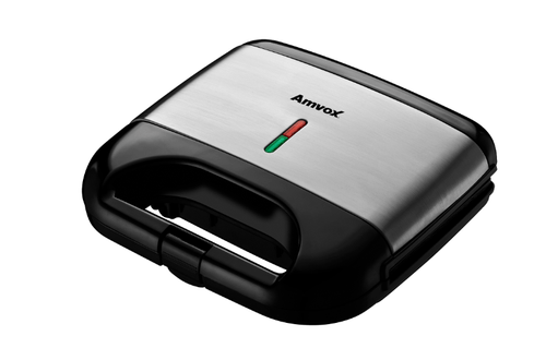 Sanduicheira e Grill Amvox Preta LED ON/OFF 750W AMS 500 BLACK