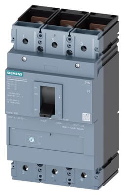Disjuntor Tripolar Ajustável 3VM1463-4EE32-0AA0 440-630A - Siemens