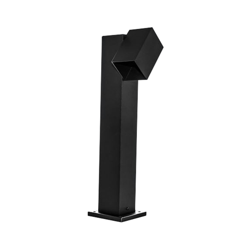 Poste Ornamental Articulado Quadrado Preto - Belly Lustres