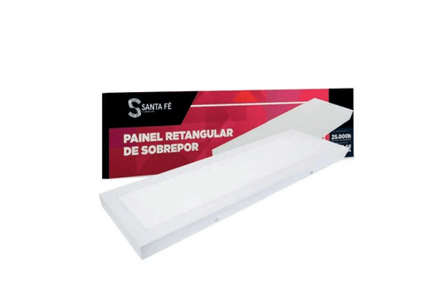 Plafon Led Retangular Sobrepor 60 X 15cm 18w - Santa Fé