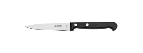 Faca Legumes e Frutas Inox 4" Ultracorte Preto Tramontina