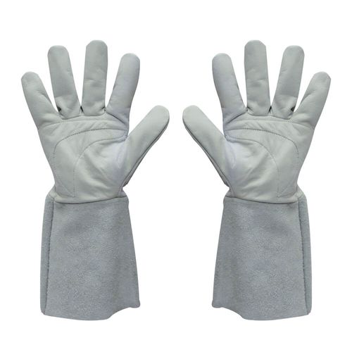 Luva Proteção De Raspa C/Palma Em Vaqueta Cano 20cm Tam.10 GG Ca 31593 - Safex