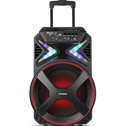 Caixa Amplificada Connect Lights Cm-400 Preta Mondial Bivolt