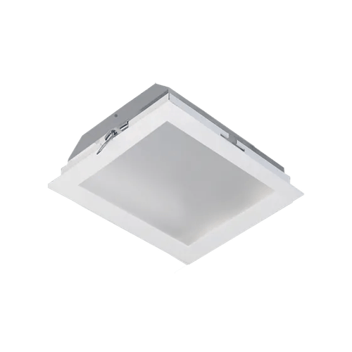 Plafon Embutir Slim Acrílico LS 2 X El 20 X 20cm Branca Ref.896.86 - Incolustre
