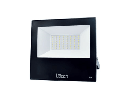 Refletor Led 30w Bivolt 3000k IP-65 Ref.40763 Preto - Losch