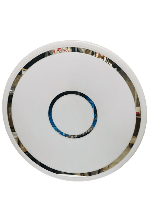 Plafon Darcy Redondo Led 27W 3000K Biv.38CM Acrilíco+Metal Branco Ref.1930 - ADN+