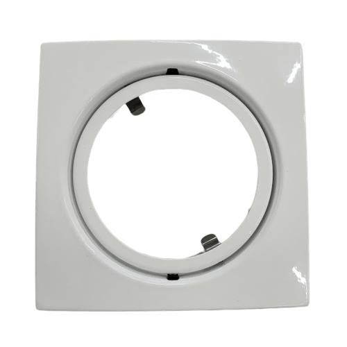 Spot Dicroica Embutir Quadrado Foco Recuado Mf 075 Branco - Metal Tecnica