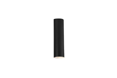 Plafon Sobrepor Bela Tubo Preto Fosco 76x600mm - Acend Iluminação
