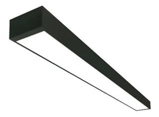 Plafon Led Linear Sobrepor 600X75X30CM 18W 1700LMS Preto Se-240.1917 - Save Energy