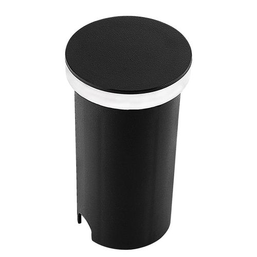 Spot Led Embutir Solo Siva Redondo 360G 1W 30MLMS 3000K Preto Ref.6580 - Nordecor