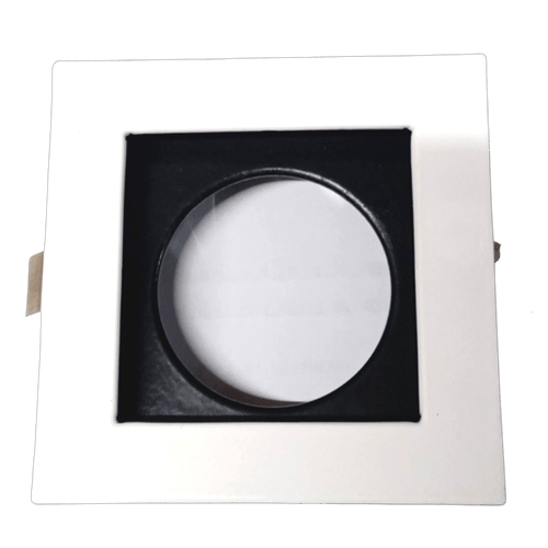 Spot Embutir Quadrado Orientável MF130/FP Para Par20 50w Alumínio - Metal Tecnica