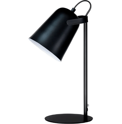 Luminária Mesa Alumínio Articulada Siena Preta P/1 E-27 40W Ref.LMS10116 - G20