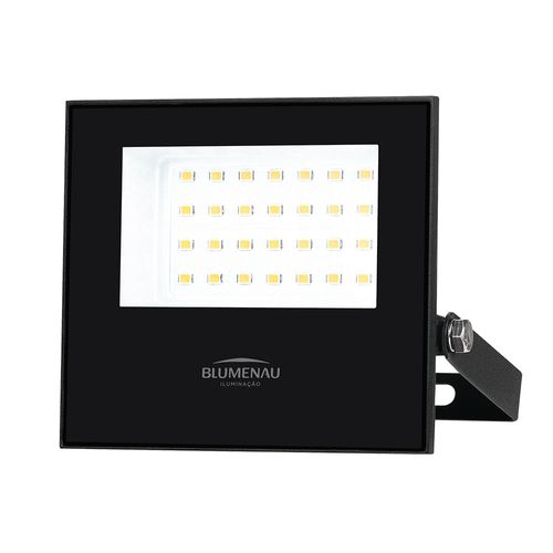 Refletor Led 30W Bivolt 3000K 2340LMS IP-65 Preto Ref.78303000 - Blumenau