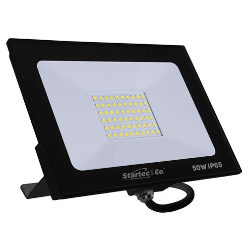 Refletor Led 50W Bivolt 4000Lms IP-65 120g Preto - Startec