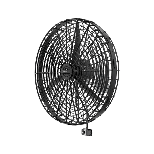Ventilador Parede Industrial 220V 1MT Preto C/ Regulador Velocidade VPM1M2 1/2CV Ref.15599 - Ventisol