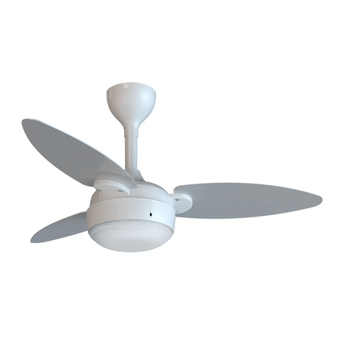 Ventilador Teto Elluz Inverter Branco  Bivolt 3Pas C/Controle Remoto Ref.11184 - Ventisol