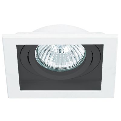 Spot Incandescente Quadrado Conecta C/Moldura P/ Par 30 Ref.NS7301P BR/PT - Bella Iluminação