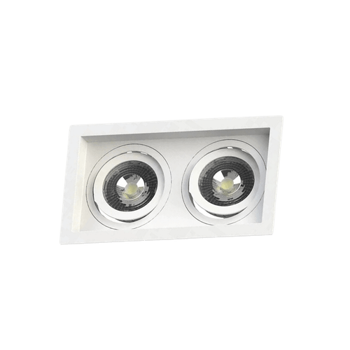 Spot Dicroica Emb.Recuado P/2 AR111 BR/BR 45G Snoow Ref.SN2759 - Promogal