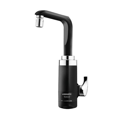 Torneira Eletrônica Essence de Parede Preto C/ Cromado – Lorenzetti
