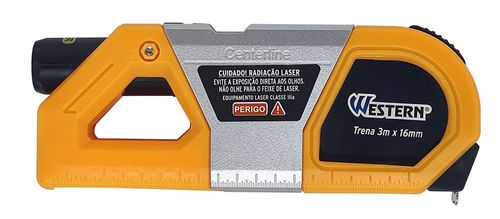 Nivel laser com trena de 3 metros