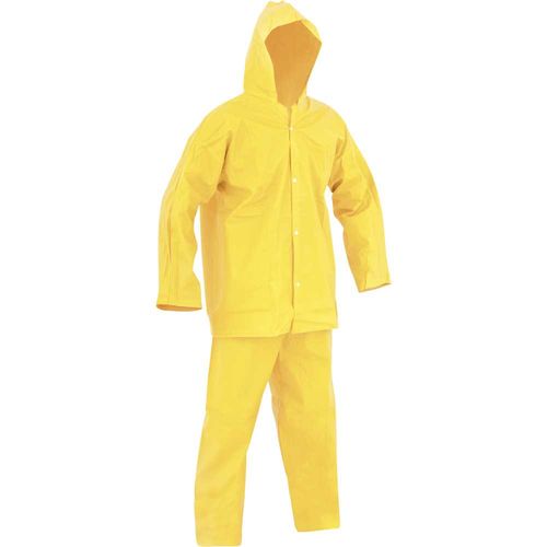 Conjunto Calça e Japona Pvc Amarelo Com Capuz Tam. G 7099000001- CapSeg