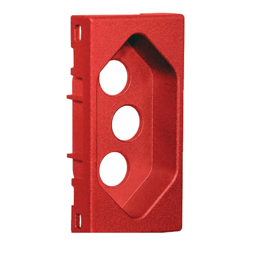 Tampa Tomada 2P+T 10A/20A Pial Vela Vermelho Novo Abnt 685091 - Pial