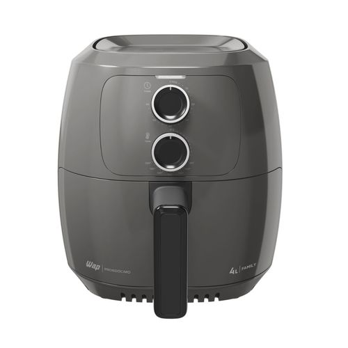 Fritadeira Elétrica Sem Óleo WAP Air Fryer Cinza 4L 1500W 127V