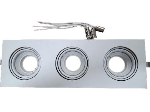 Plafon Embutir Quadrado Slim Circle P/3 Lampada 70w Ref.El-23-0307 - Everlight