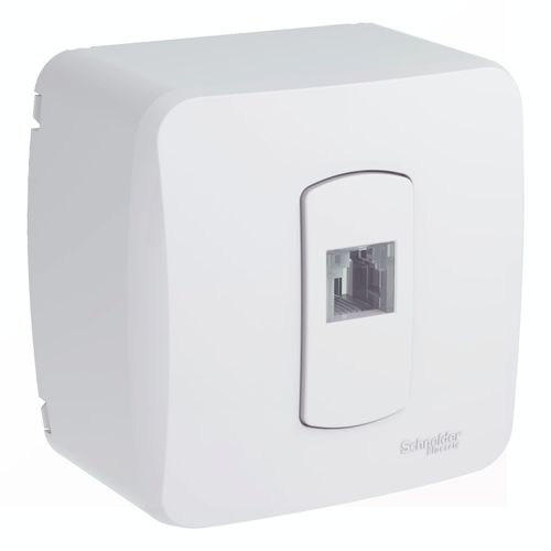 Caixa Sobrepor DXMLZ Tomada RJ11 2Fios Branco S3B66900 - Schneider