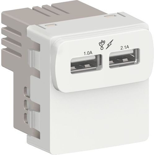 Modulo Tomada Usb Charg 2.0 2.1A 127/220V 2M Miluz S3B70820 - Schneider