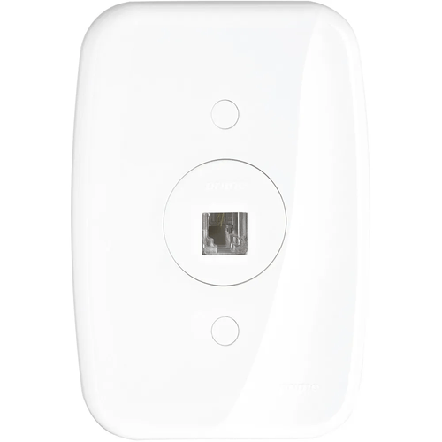 Conjunto Embutir Claris C/Placa Tomada Rj11 (2fios) PRM0901 BR – Schneider