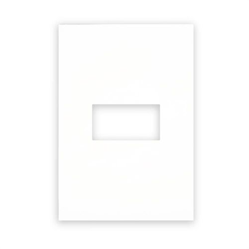 Placa 1 Posto 2x4 Quadrado White Arteor 582562B - Pial