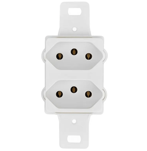 Tomada Dupla Condulete ​​​​​​​2P+T Sem Placa 250V Ref. 40.019  - Pezzi