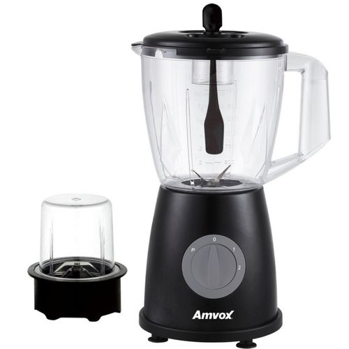 Liquidificador 600W 1,8L Amvox ALQ 600 2 Vel Black 110V