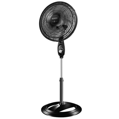 Ventilador de Coluna Mondial 40cm 140W Super Power 6p VSP-40C-NB Preto/Prata 110V