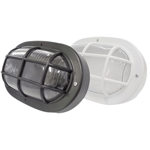 Arandela Tartaruga Policarbonato P/1 Lâmpada Até 60W IP66 - Ilumi