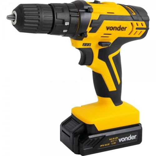 Parafusadeira/Furadeira C/ Impacto 12v PFV012I C/Acessórios 60.01.000.012 - Vonder