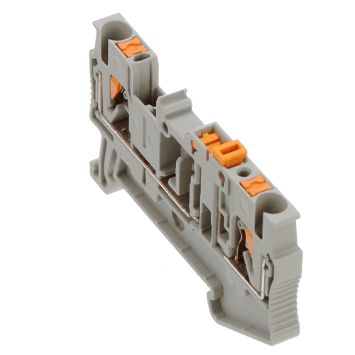 Borne 2,5mm Mola Pt 2,5-Mt Push-In Cinza 3210156 - Phoenix Contact