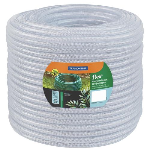 Mangueira Flexível Branca PVC 3 Camadas 50 M 3/4 Tramontina