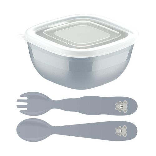 Jogo Infantil 3 Pcs Le Petit Cinza Tramontina