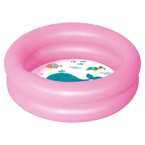 Banheira Inflável 28 Litros Rosa Mor
