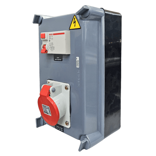 Quadro Sobrepor C/ IDR25A + 1 Tomada Industrial N4046 IP-40 Cód. S310103DR – Steck