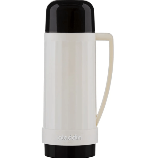 Garrafa Térmica Continental Branco/Preto 1l Aladdin