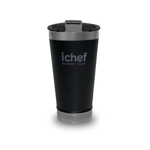 Copo Térmico Polishop Ichef Com Tampa Smart Cup 600 ml