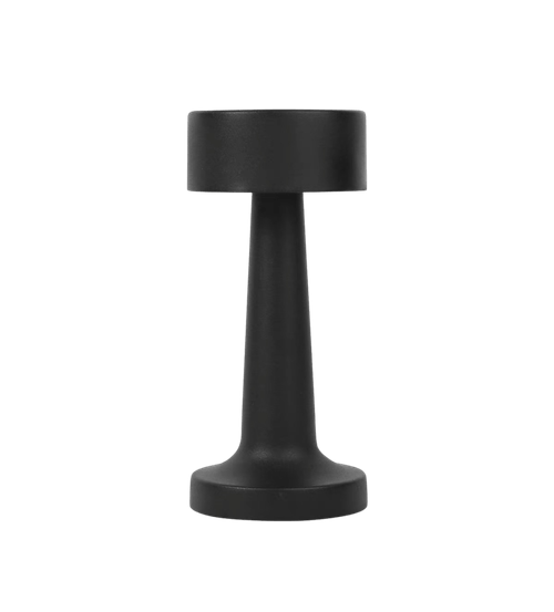 Luminária De Mesa NOX Preto Led 3W 3000K 180Lms Bivolt 9x21x9cm Dimerizável Toque Cód. L-NOX-PRETO – GMH Trade