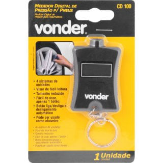 Medidor Digital de Pressão P/ Pneus DC100 Ref.35.99.310.100 - Vonder