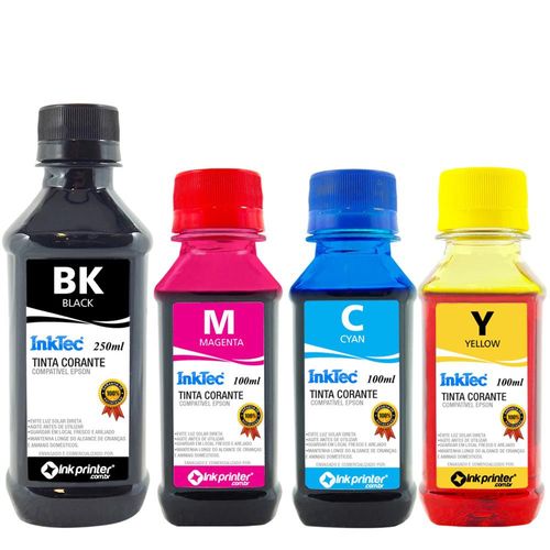 Tinta Corante InkTec para Impressora Epson (550ml)